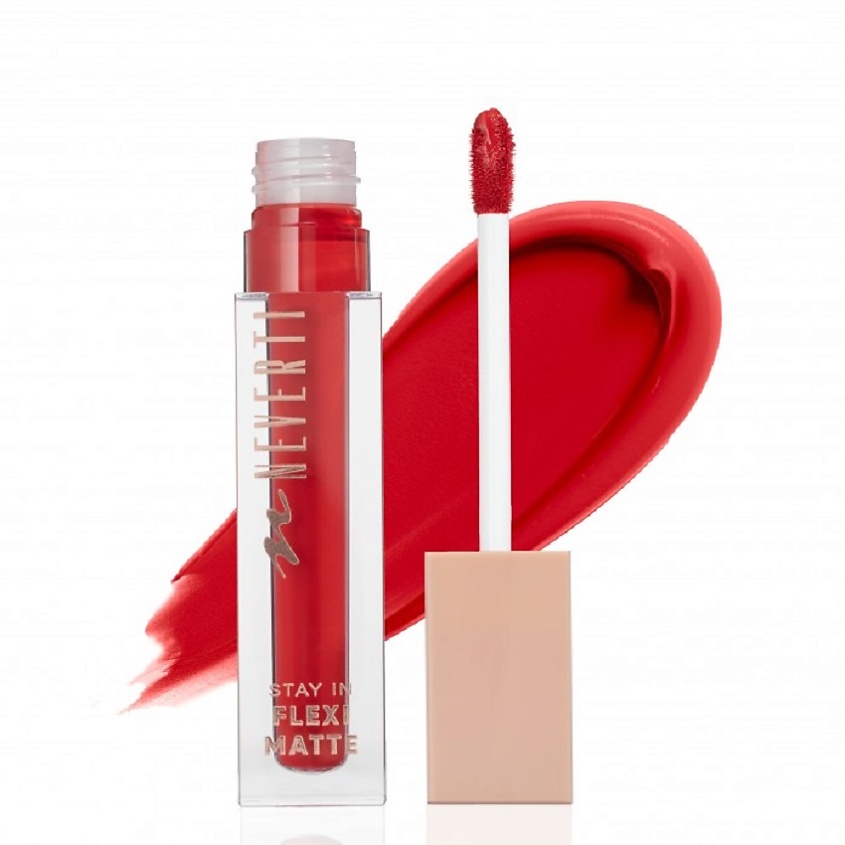 Изображение товара NEVERTI Жидкая матовая помада для губ водостойкая 1 шт.