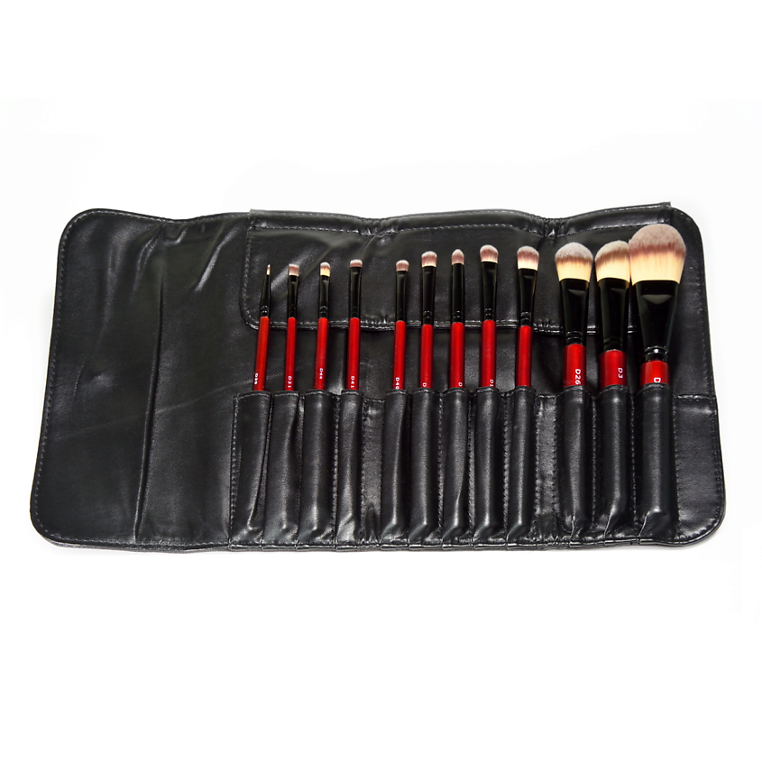 Изображение товара Набор кистей для макияжа DE KLIE 12 шт натуральный ворс профессиональный