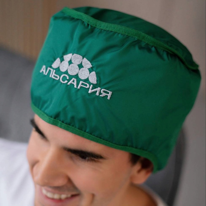 Изображение товара АЛЬСАРИЯ Шапочка универсальная сборная (Комплект аппликаторов анатомических с чехлом «шапочка»), 1 шт.