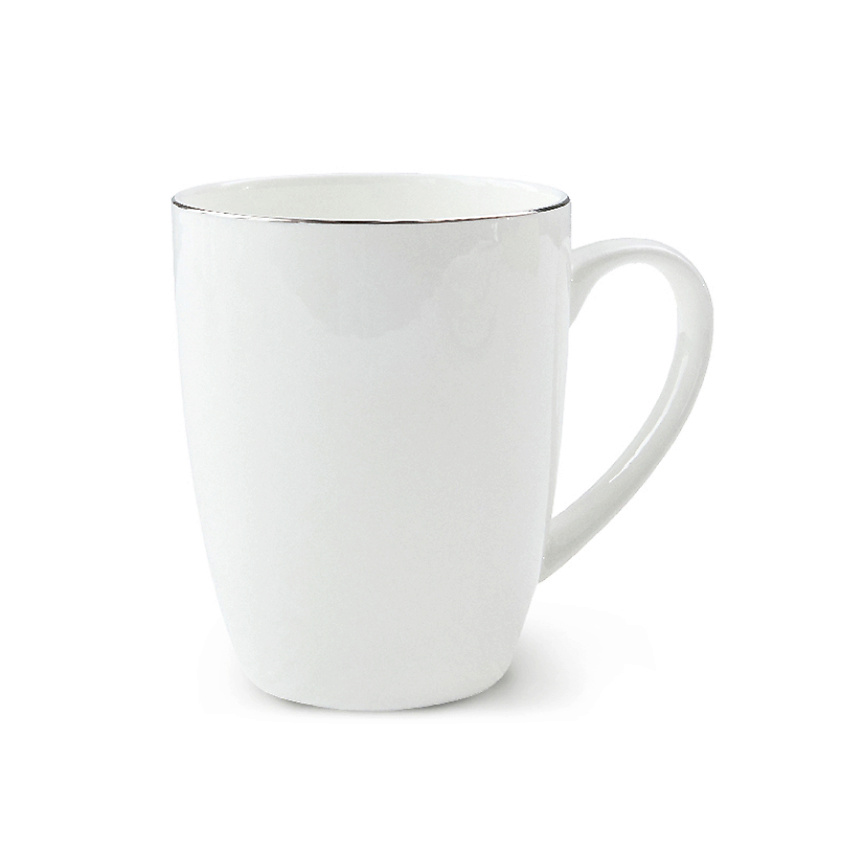 Изображение товара MANDARIN DECOR Кружка фарфоровая для чая и кофе, цвет: белый; 420 мл