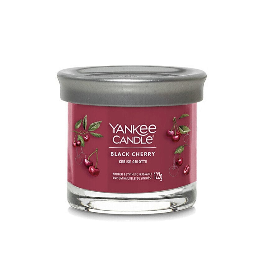 Изображение товара YANKEE CANDLE Ароматическая свеча Signature маленькая Black Cherry, 122 г