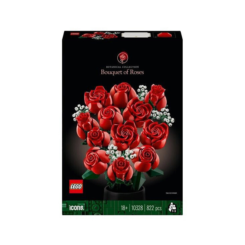 Изображение товара LEGO Конструктор Icons Букет роз, 1 шт.