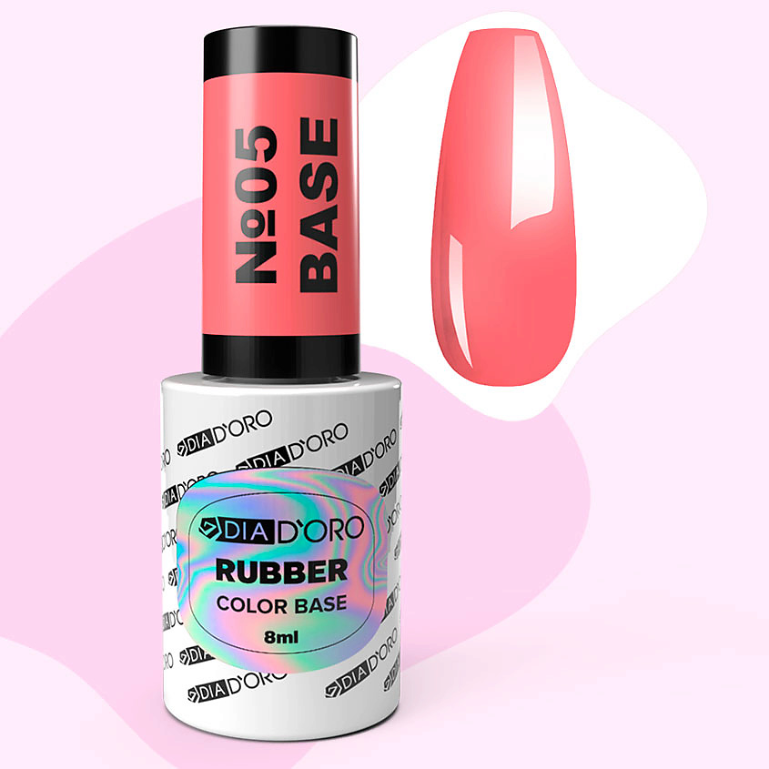 Изображение товара DIA D`ORO Камуфлирующее базовое покрытие RUBBER BASE Classics Professional, №05 Телесно розовый