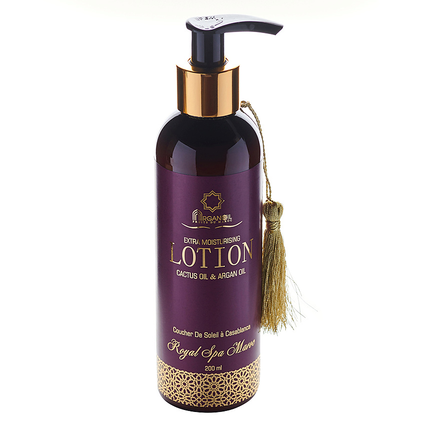 Изображение товара ARGANOIL ROYAL SPA MAROC Крем-молочко с Кактусом опунции и Арганы (На закате в Касабланке), 1 шт.