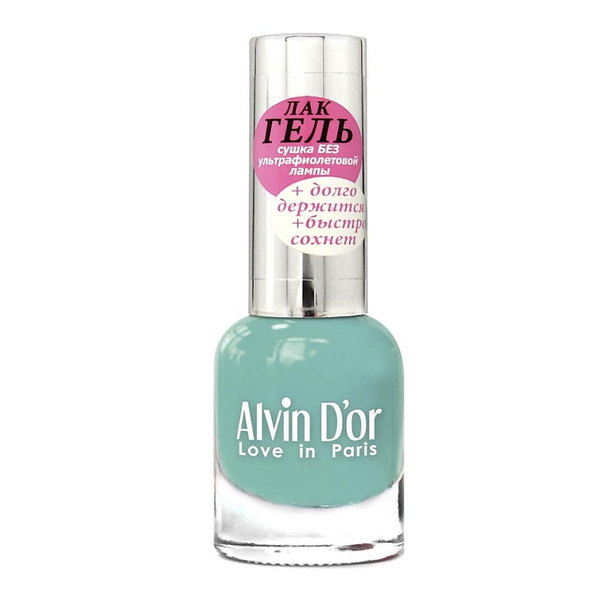 Изображение товара ALVIN D'OR Лак для ногтей ЛАК-ГЕЛЬ 61 Голубой Крайола для долгосрочного красивого маникюра