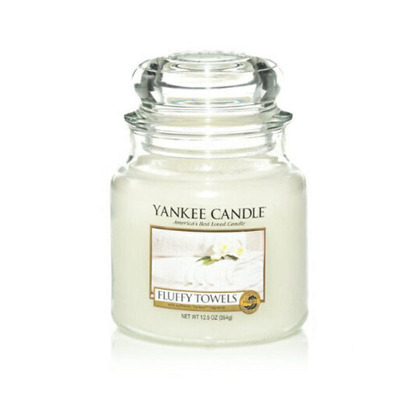 Изображение товара YANKEE CANDLE Ароматическая свеча Fluffy Towels, 411 г