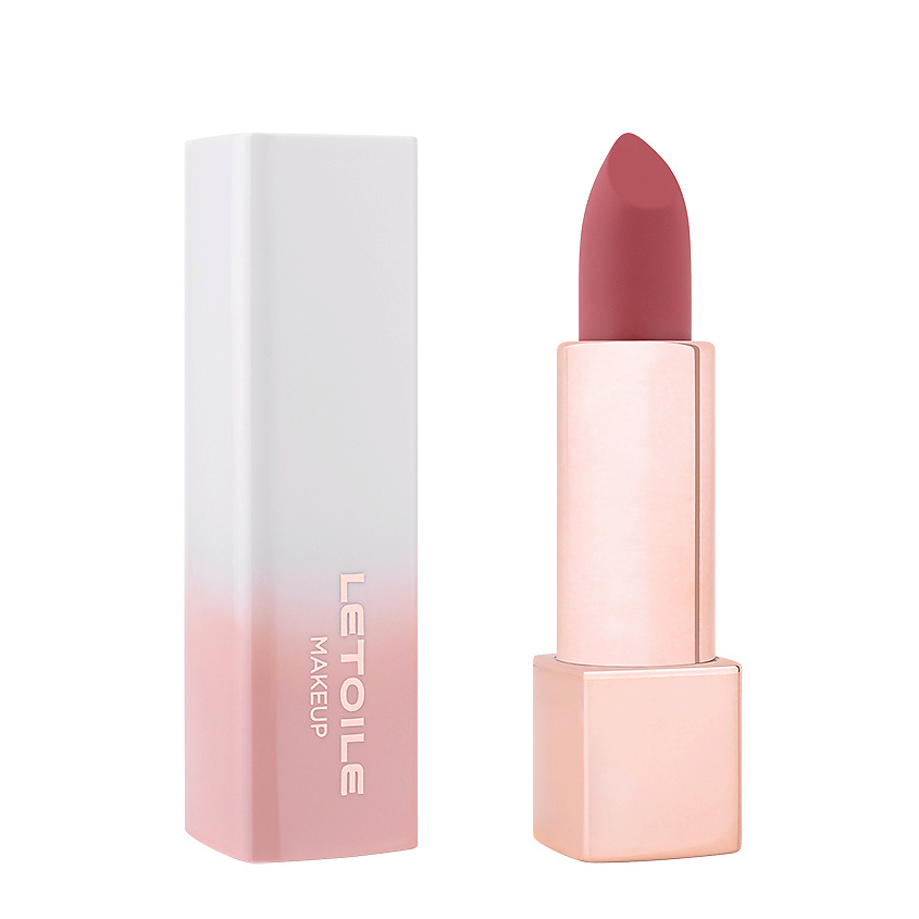 Изображение товара ЛЭТУАЛЬ Матовая кремовая помада для губ Velvet Addiction, № 104 Lady vamp, 3,5 г