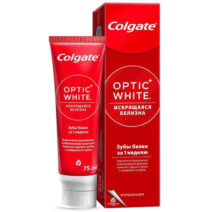 Изображение товара COLGATE Зубная паста OPTIC WHITE, 75 мл