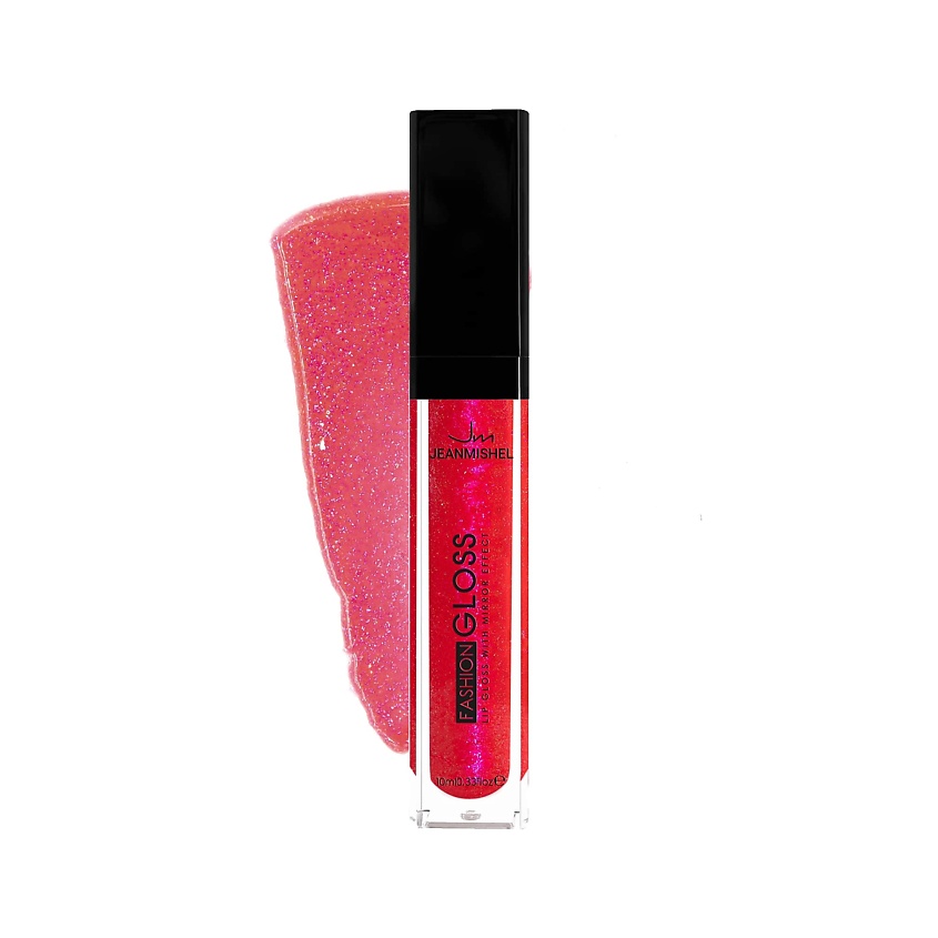 Изображение товара JEANMISHEL Блеск для губ, малиновый коктейль, 10 мл, тон 10