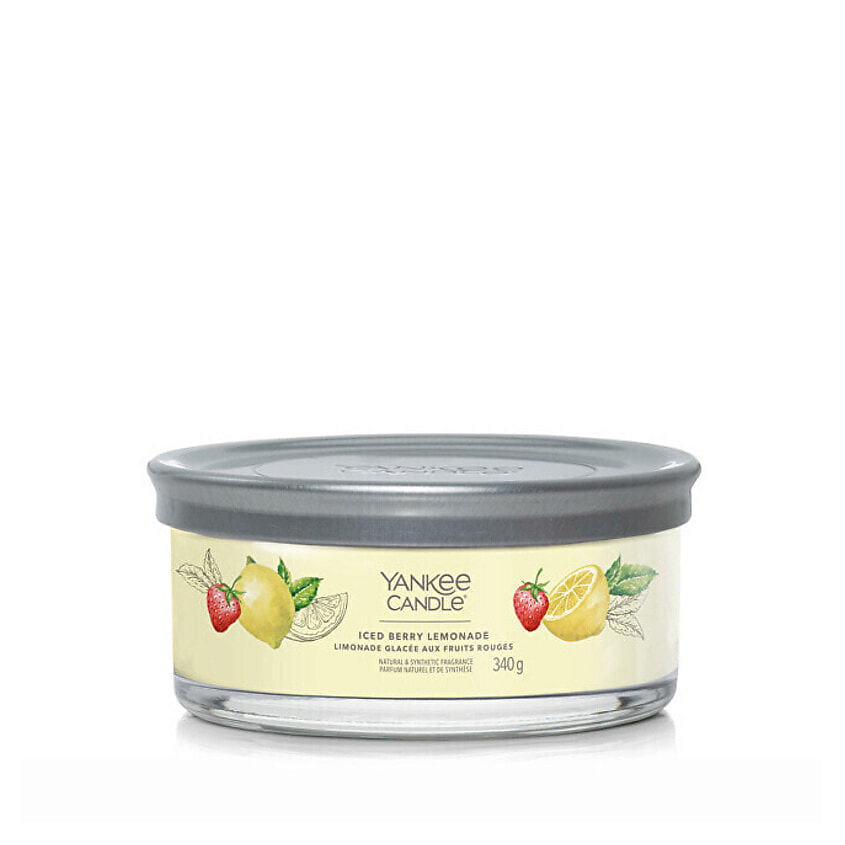 Изображение товара Ароматическая свеча Yankee Candle Iced Berry Lemonade 340 г для дома и подарка