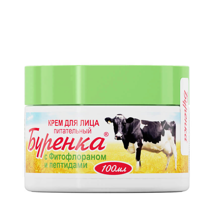 Изображение товара ЛОШАДИНАЯ СИЛА Буренка крем для лица питательный с фитофлораном и пептидами, 100 мл