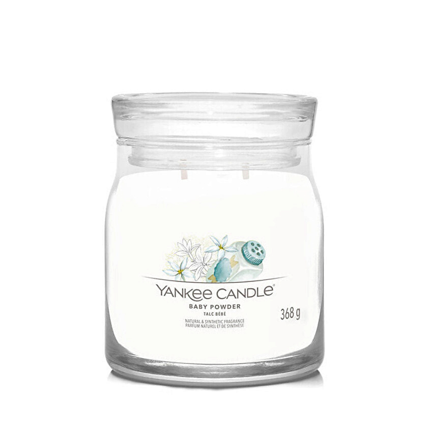 Изображение товара Ароматическая свеча Yankee Candle Baby Powder 368 г с двойными фитилями