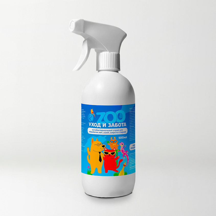 Изображение товара K-DEZ Антибактериальный спрей для животных 1 шт. уход и забота гипоаллергенный