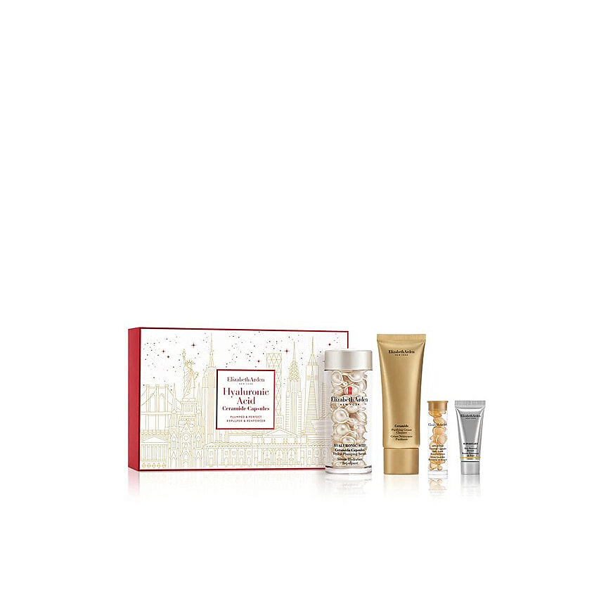 Изображение товара ELIZABETH ARDEN Набор Hyaluronic Acid Ceramide Holiday Set, 60 шт. + 7 шт. + 50 мл + 5 мл