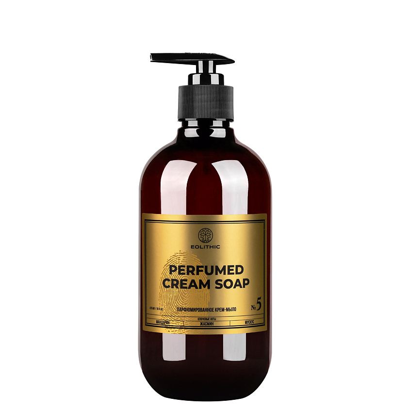 Изображение товара Парфюмированное жидкое мыло EOLITHIC PERFUMED CREAM SOAP №5 475 мл для взрослого и детского ухода
