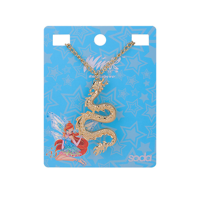 Изображение товара SODA Ожерелье Dragon Charm Necklace #magicalpower, 1 шт.