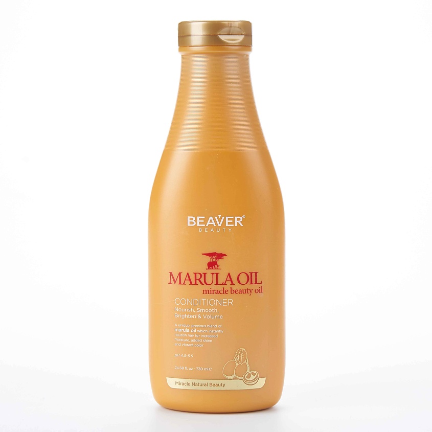Изображение товара BEAVER Кондиционер для нормальных и сухих волос с маслом Марулы, 730 мл