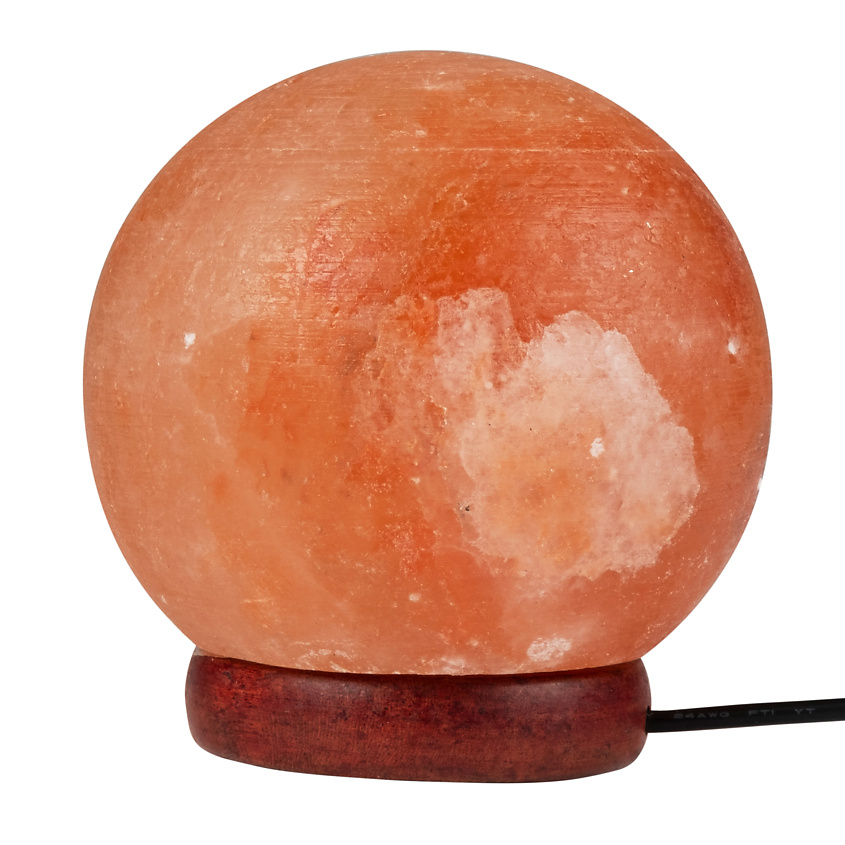 Изображение товара ФАZА Соляная лампа, Светильник ШАР SL-D10-USB, 10 см, USB, Желтый