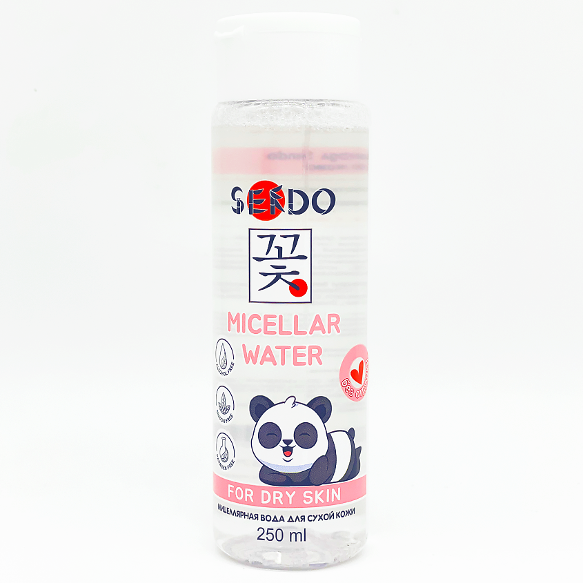 Изображение товара SENDO Мицеллярная вода для сухой кожи (Алоэ вера, Д-Пантенол), 250 мл
