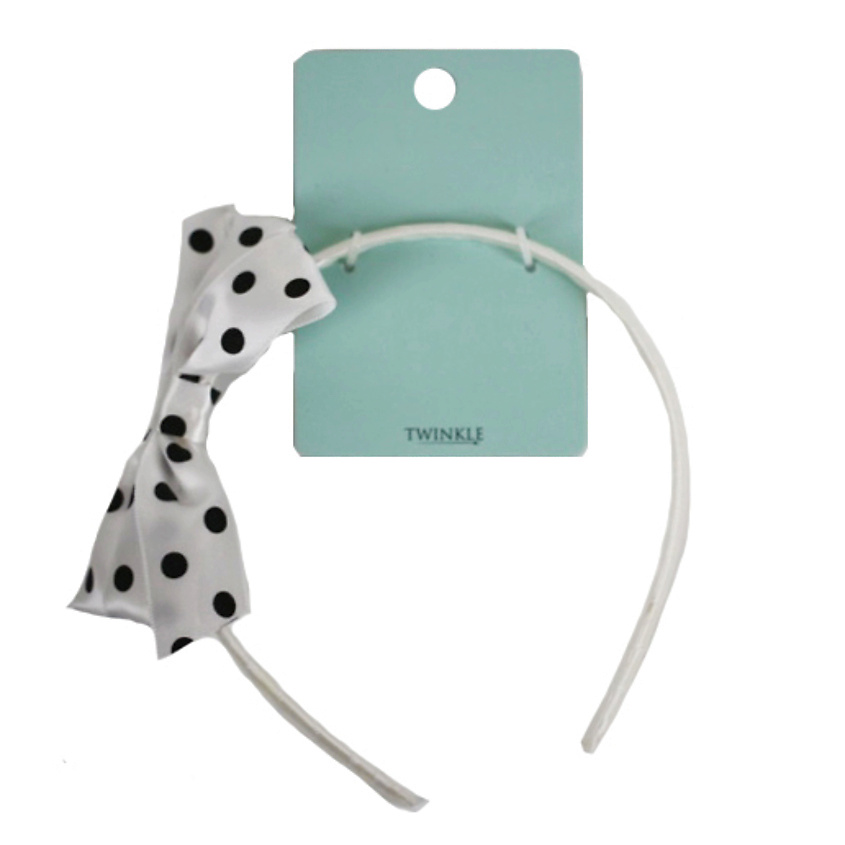 Изображение товара TWINKLE Ободок для волос Black&White, 1 шт.