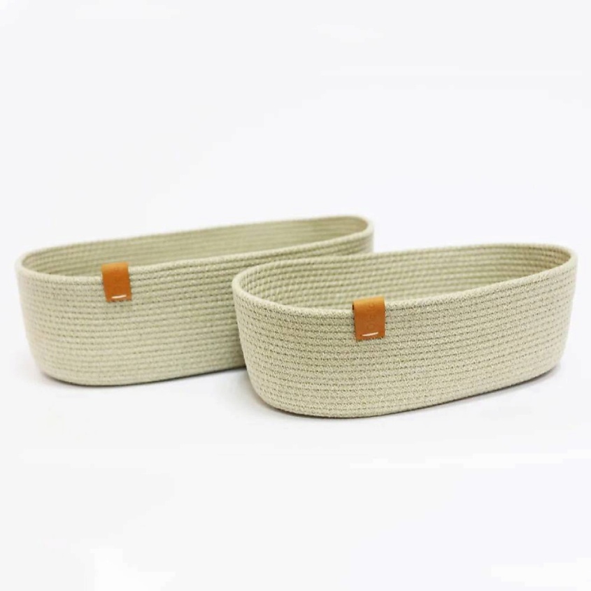 Изображение товара Комплект овальных корзин OLALA HOME для хранения вещей