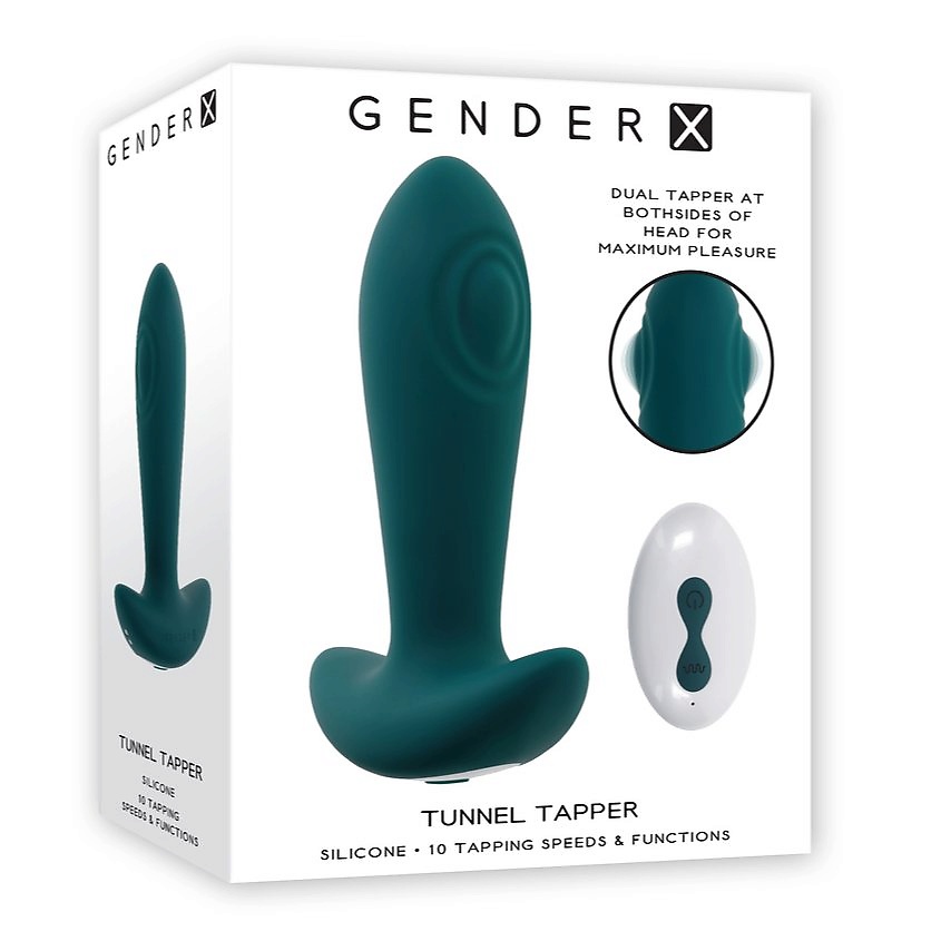 Изображение товара EVOLVED Анальная вибропробка с пультом ДУ Tunnel Tapper, Фиолетовый