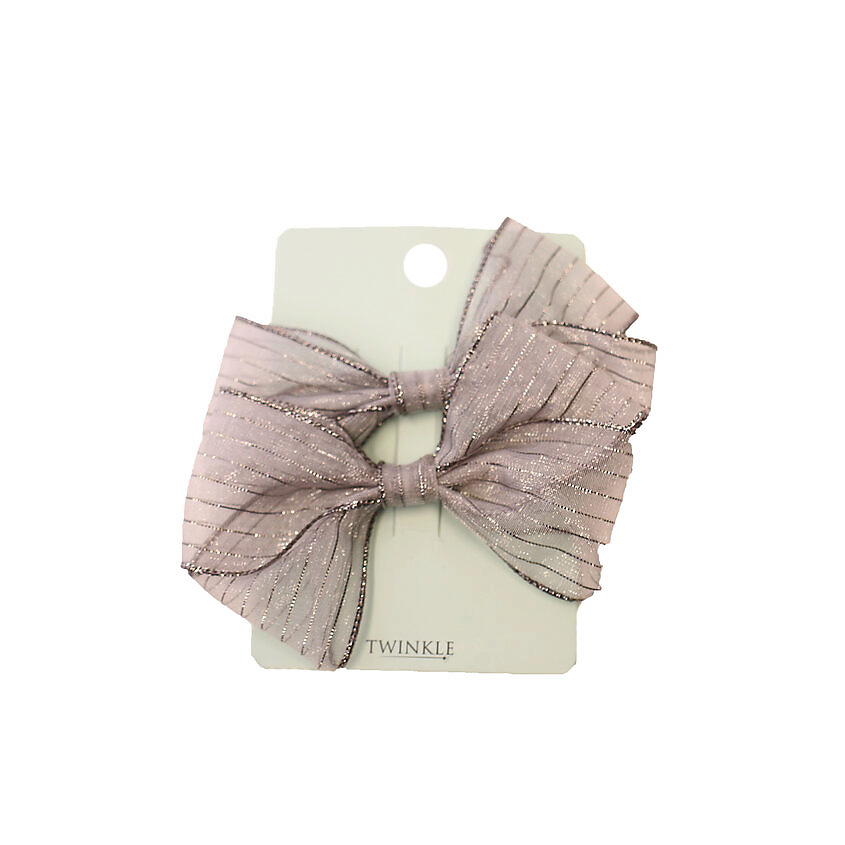 Изображение товара Набор заколок для волос TWINKLE BowGray 2 шт женский аксессуар
