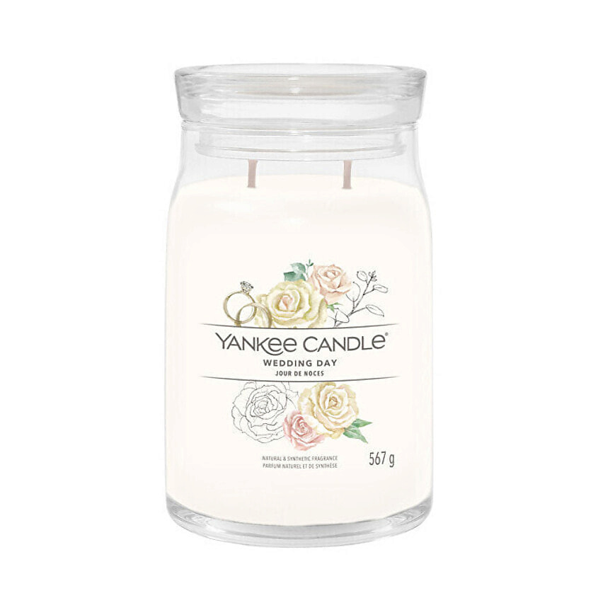 Изображение товара Ароматическая свеча Yankee Candle Wedding Day 567 г с двумя фитилями для особых случаев