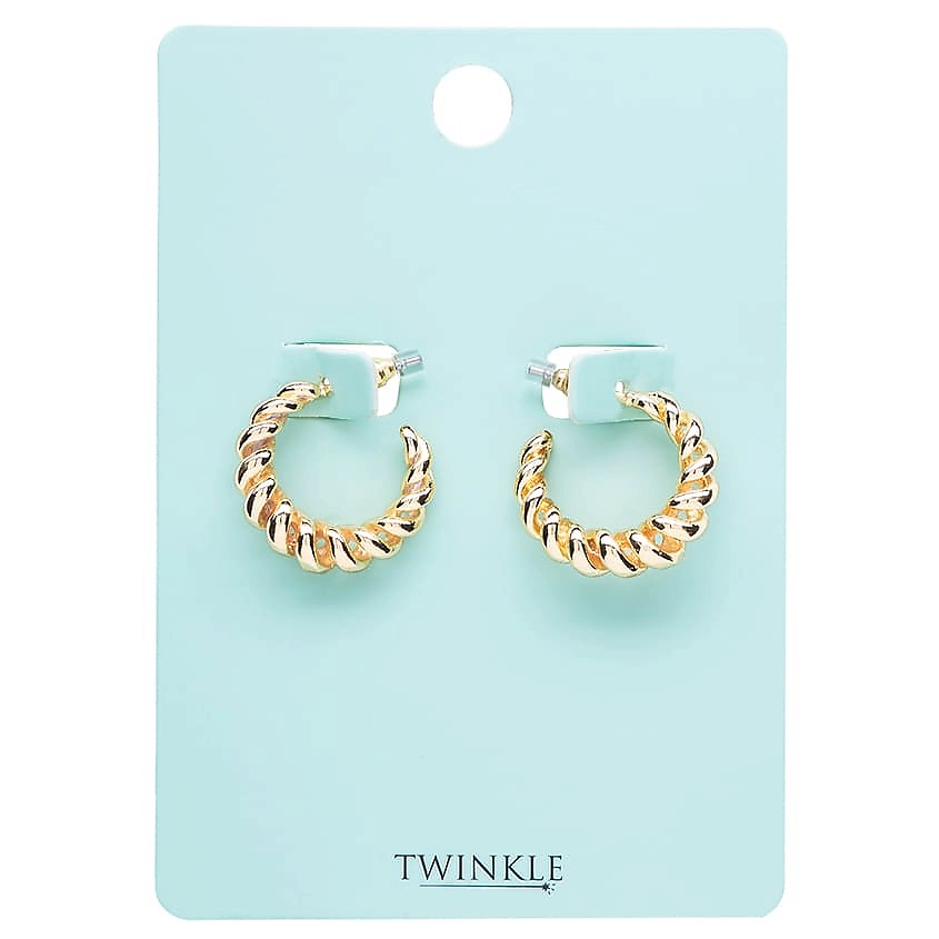 Изображение товара TWINKLE Серьги GOLDEN SPIRAL, 1 пара