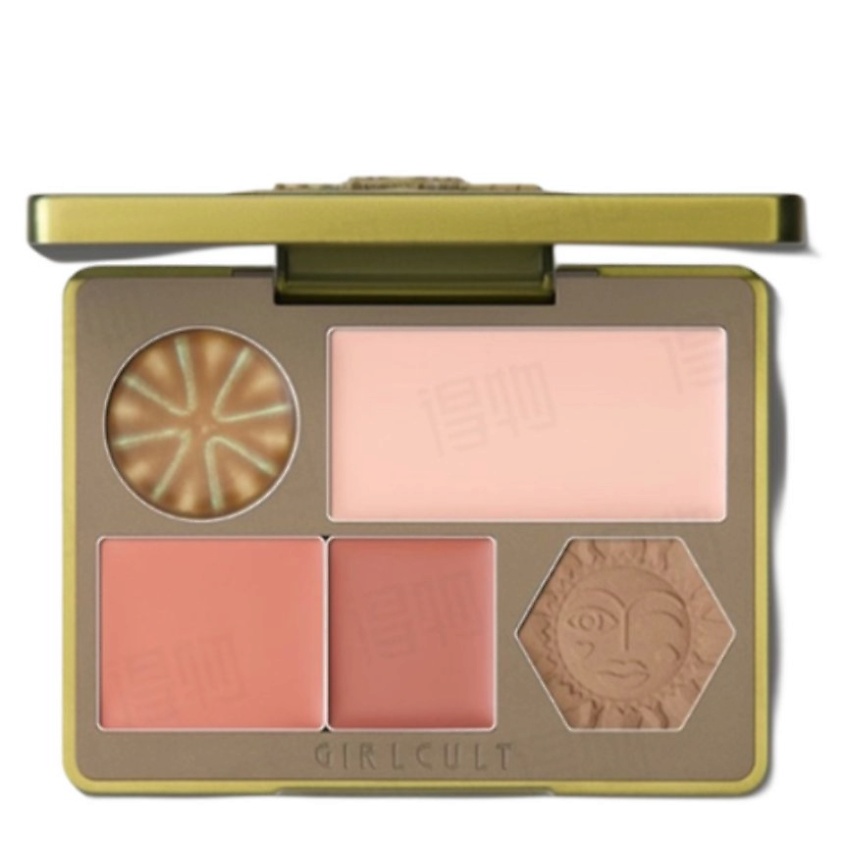 Изображение товара GIRLCULT Палетка Compendium of Materia Medica Collection, коричневый, розовый, нюд, светло-розовый, перламутровый
