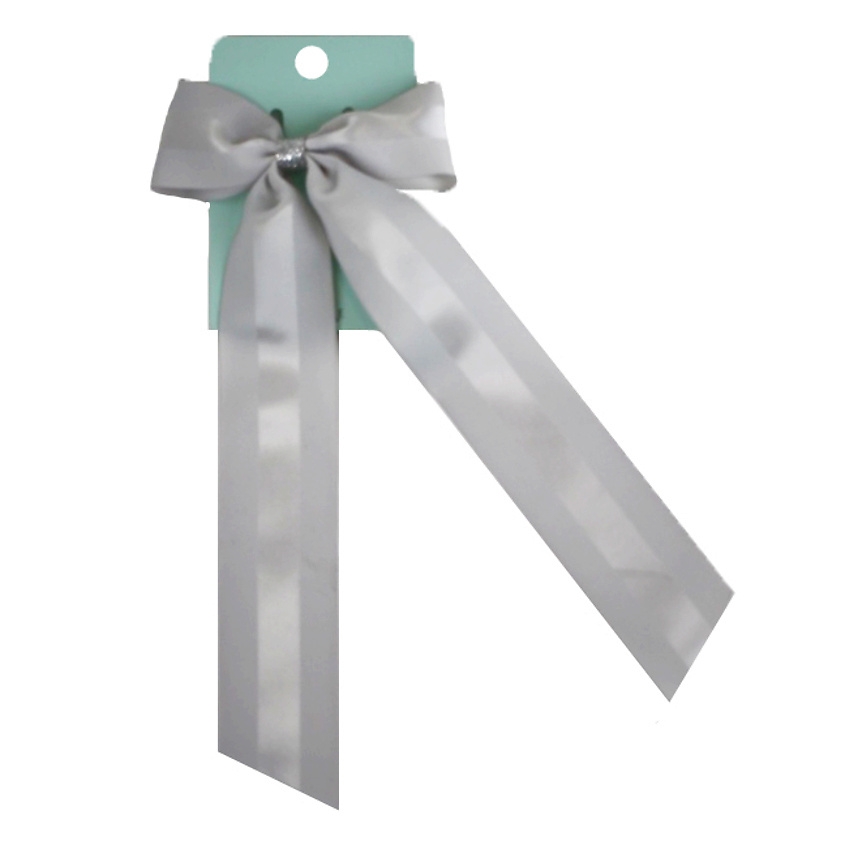 Изображение товара Резинка для волос TWINKLE BowGray Long - стильный аксессуар для женщин