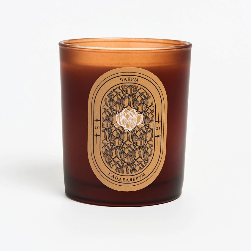 Изображение товара КАНДЕЛЯБРУМ Ароматическая свеча Чакры, 140 гр