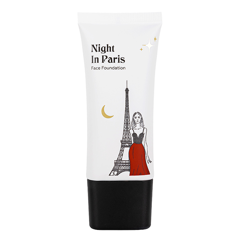 Изображение товара ЛЭТУАЛЬ Тональный крем для лица NIGHT IN PARIS, № 104 Beige Clair/Cветло-бежевый, 30 мл