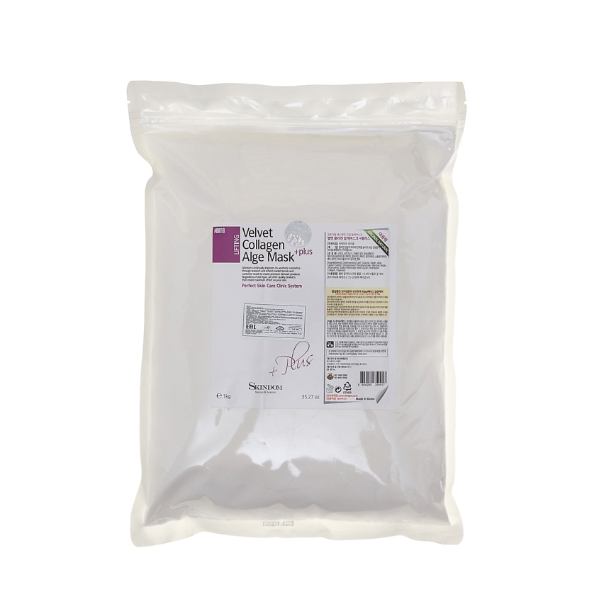 Изображение товара SKINDOM Альгинатная маска бархатная с коллагеном, 1 шт.