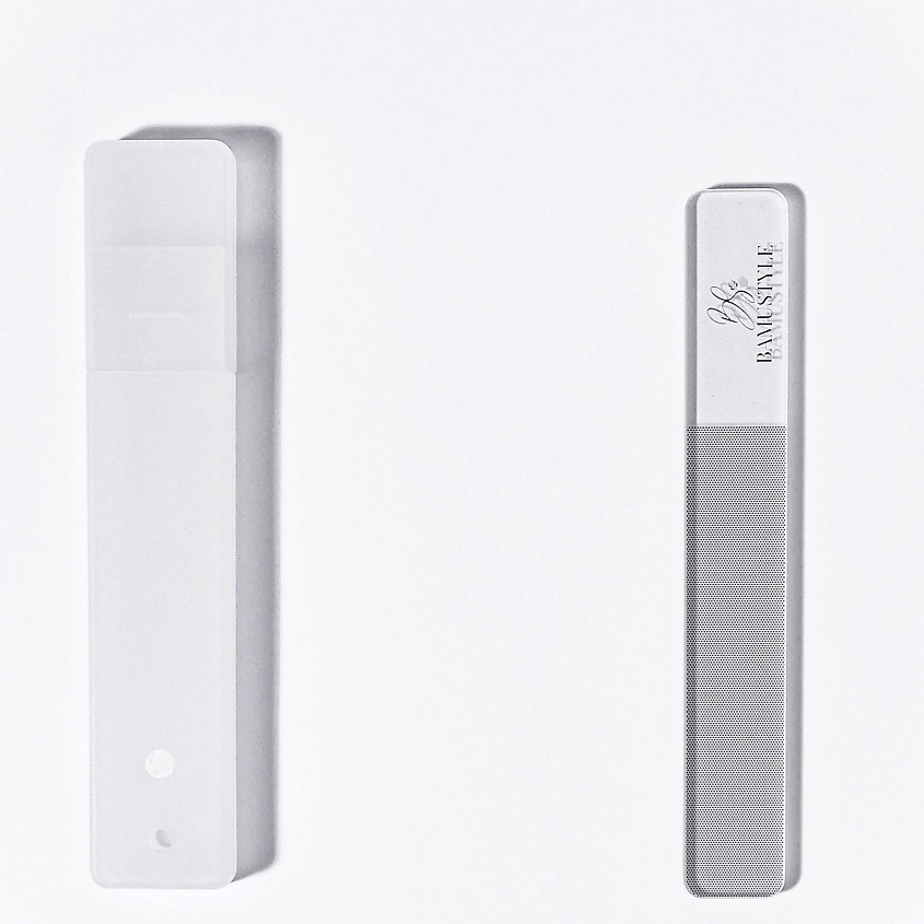 Изображение товара Стеклянная пилка для ногтей BAMUSTYLE, многоразовая, профессиональная, закаленное стекло