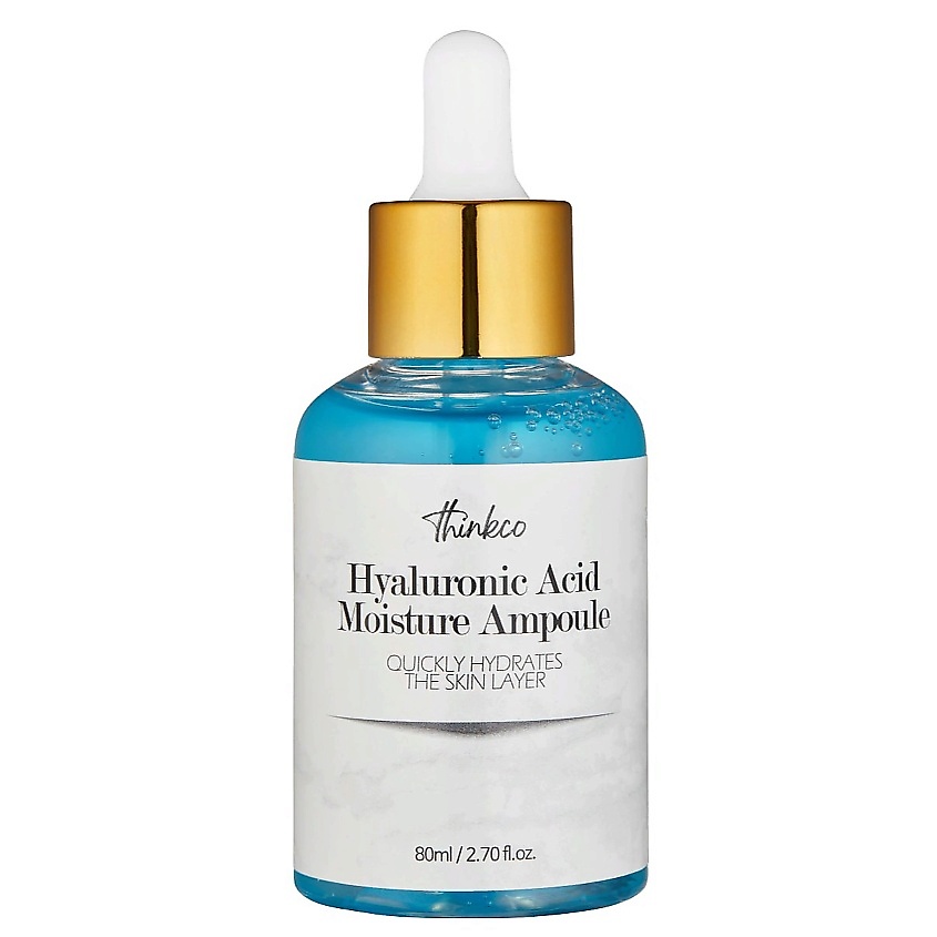 Изображение товара THINKCO Сыворотка увлажняющая, с гиалуроновой кислотой, HYALURONIC ACID MOISTURE AMPOULE, 80