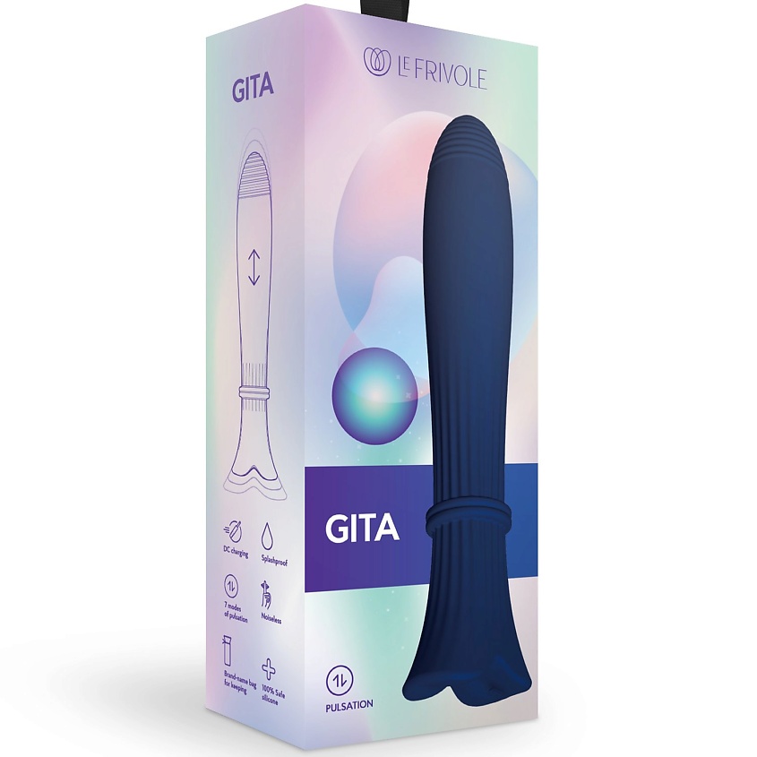 Изображение товара LE FRIVOLE Пульсатор Gita, цвет тихоокеанский синий (INFINITE), 1 шт.