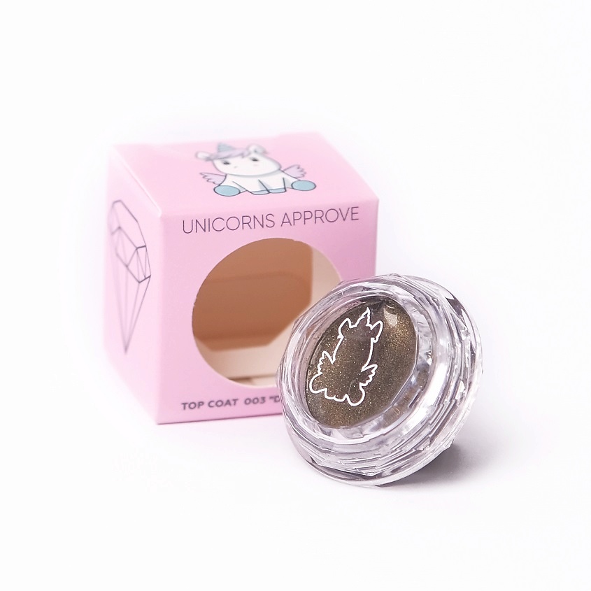 Изображение товара UNICORNS APPROVE Топ-коат для век № 003 DEEP SILVER 5 г яркие тени для глаз