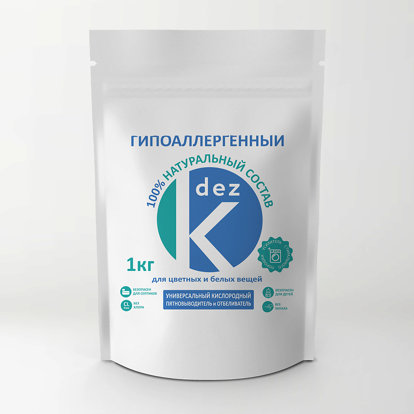 Изображение товара K-DEZ Кислородный отбеливатель и пятновыводитель, 1 шт.