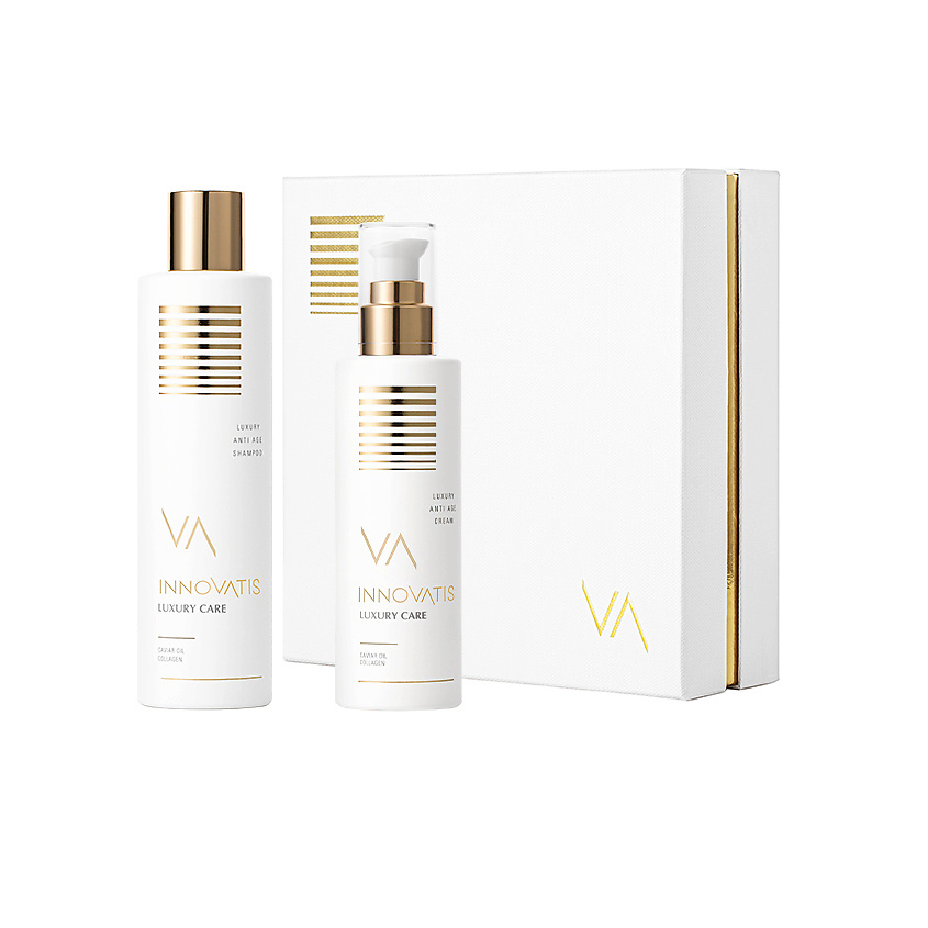 Изображение товара INNOVATIS Набор с крем-кондиционером Kit Luxury Anti Age Cream, 250 мл + 200 мл