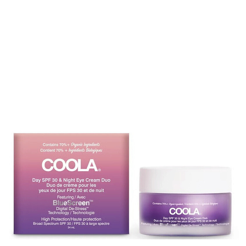 Изображение товара COOLA Дневной крем SPF 30 и ночной крем для кожи вокруг глаз Day SPF 30 & Night Eye Cream Duo, 30 мл