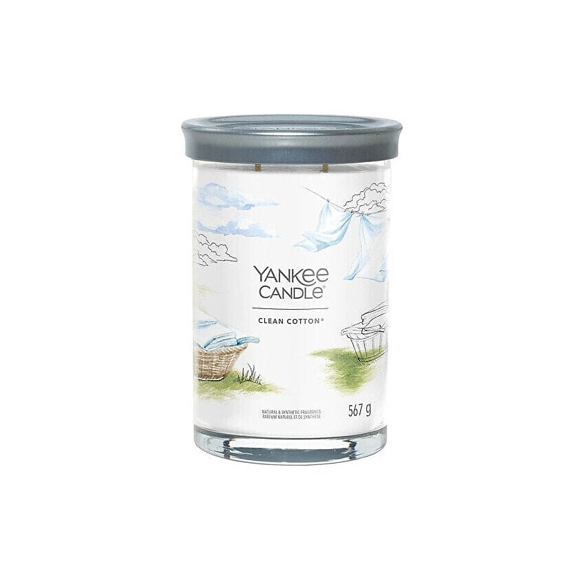 Изображение товара YANKEE CANDLE Ароматическая свеча Clean Cotton, 567 г