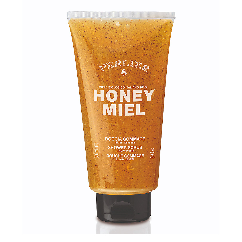 Изображение товара PERLIER Скраб для ванны и душа Медовый Эликсир Honey Miel, 250 мл