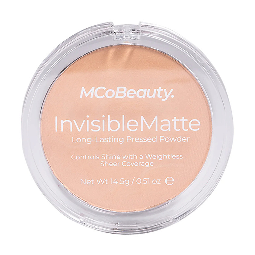 Изображение товара MCOBEAUTY Пудра для лица матовая пресованная Invisible Matte Long Lasting Pressed Powder, № 02 Nude Beige, 15 г