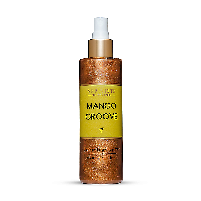 Изображение товара ARRIVISTE Спрей для тела с шиммером Mango Groove, 210 мл