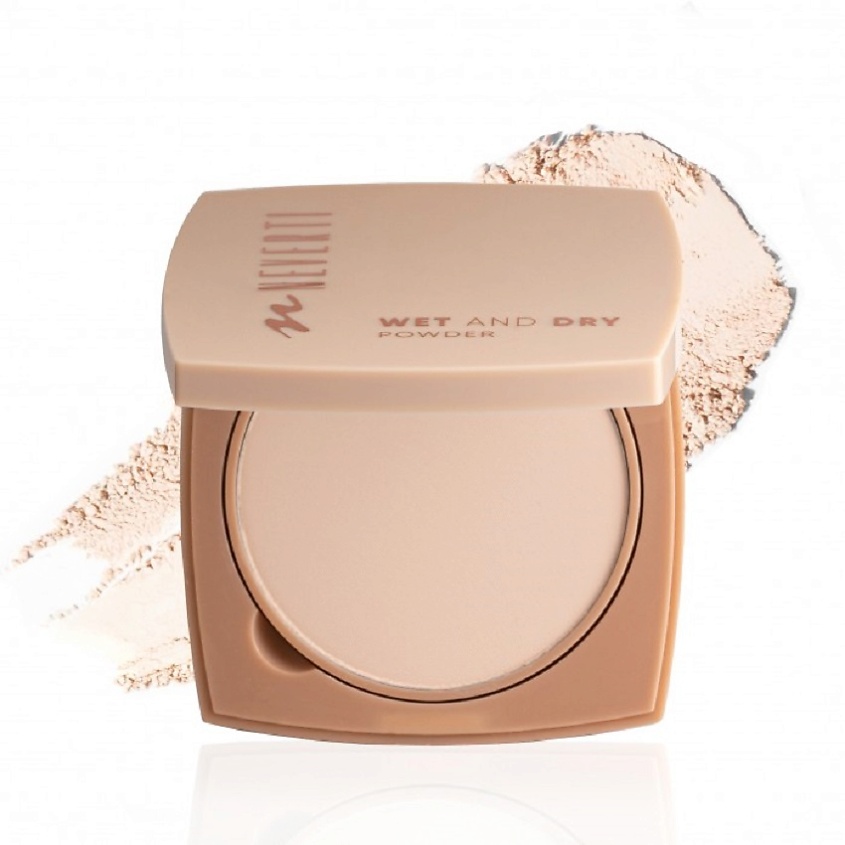 Изображение товара Пудра компактная увлажняющая NEVERTI для лица 1 шт