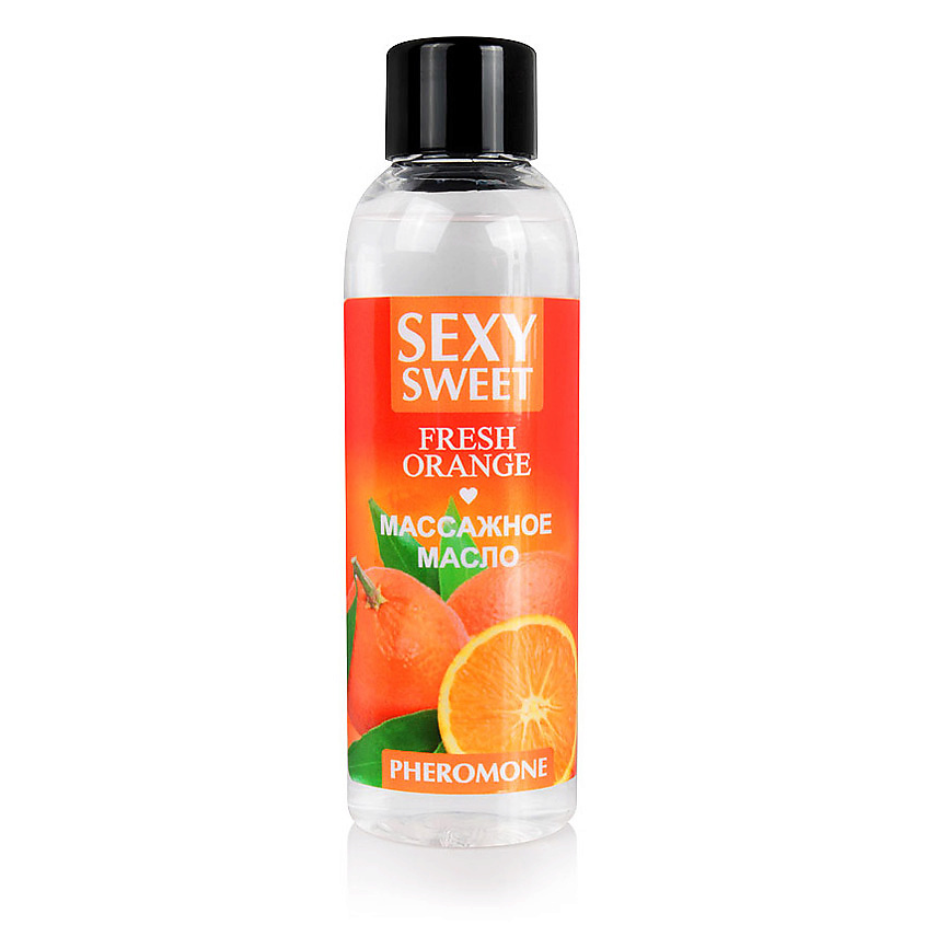 Изображение товара Массажное масло с феромонами и ароматом апельсина SEXY SWEET FRESH ORANGE 1 шт
