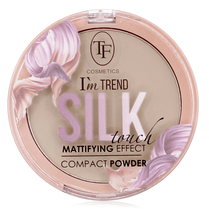 Изображение товара TF Пудра для лица матирующая компактная бархатная SILK TOUCH I'm TREND CTP27 01, Бисквит