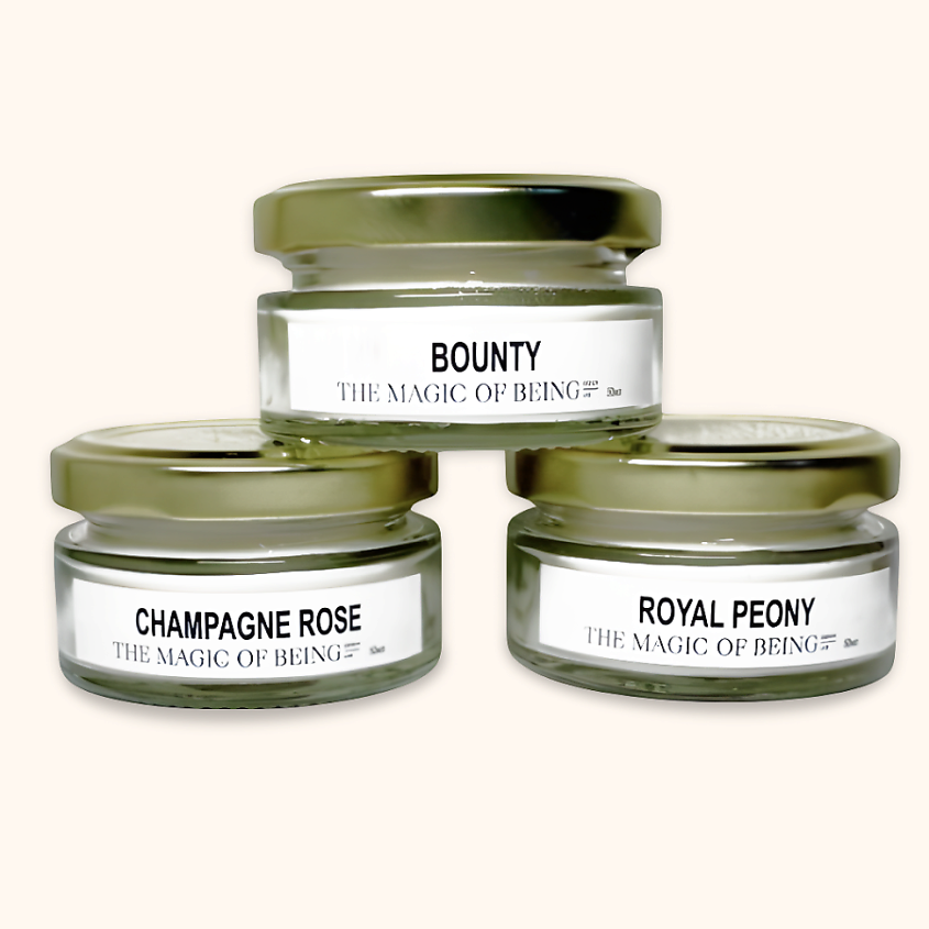 Изображение товара Набор ароматических свечей THE MAGIC OF BEING 3 шт по 50 мл подарочный