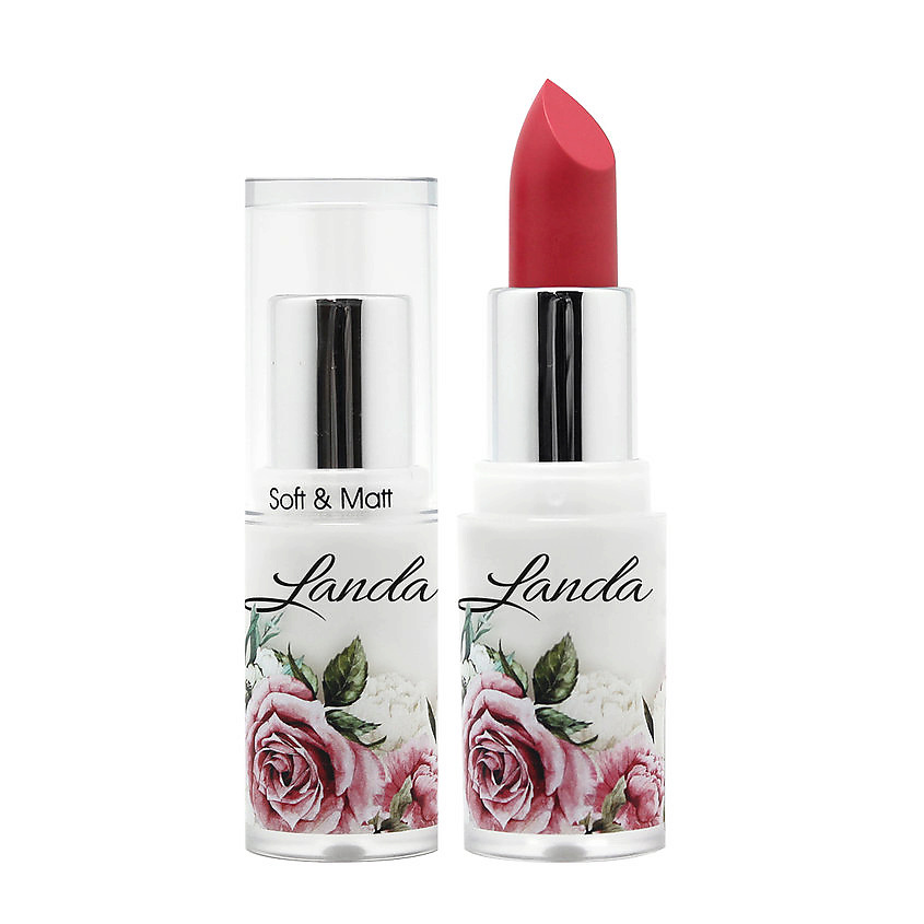 Изображение товара Помада для губ LANDA BRANDA № 21 Morning Rose матовая 4 гр Изображение товара Помада для губ LANDA BRANDA № 21 Morning Rose матовая 4 гр